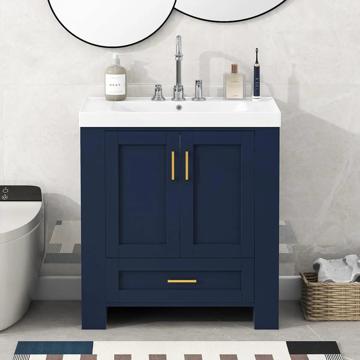 Bathroom Organizers, Bathroom Vanity With Sink, Freestanding in USA.