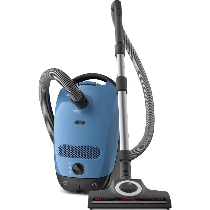 Bagged Canister Vacuum Tech Blue Portable Household IN USA.