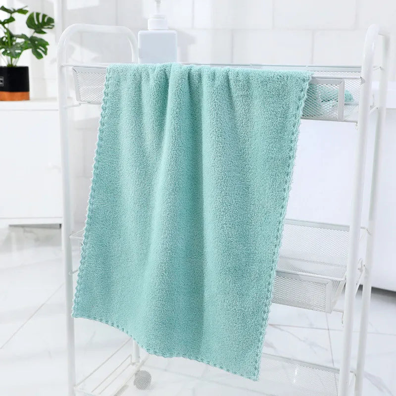 Microfiber Coral Velvet Face Towel Absorbent Cleaning Towel