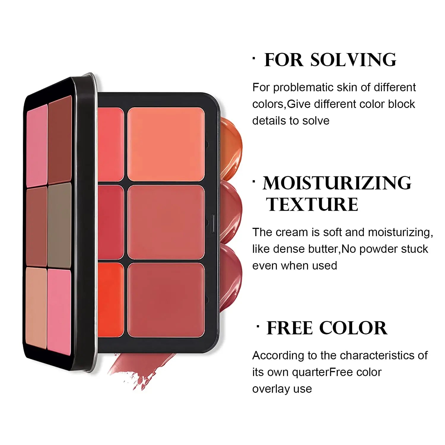 Creamy Blush Palette Matte Blush Cream Cover in USA