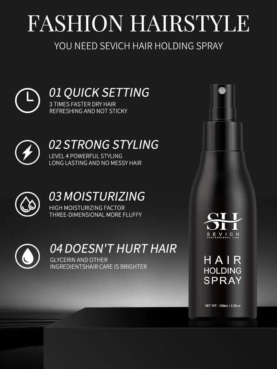 Hair Fiber Powder+Hair Styling Spray+Nozzle Applicator in USA