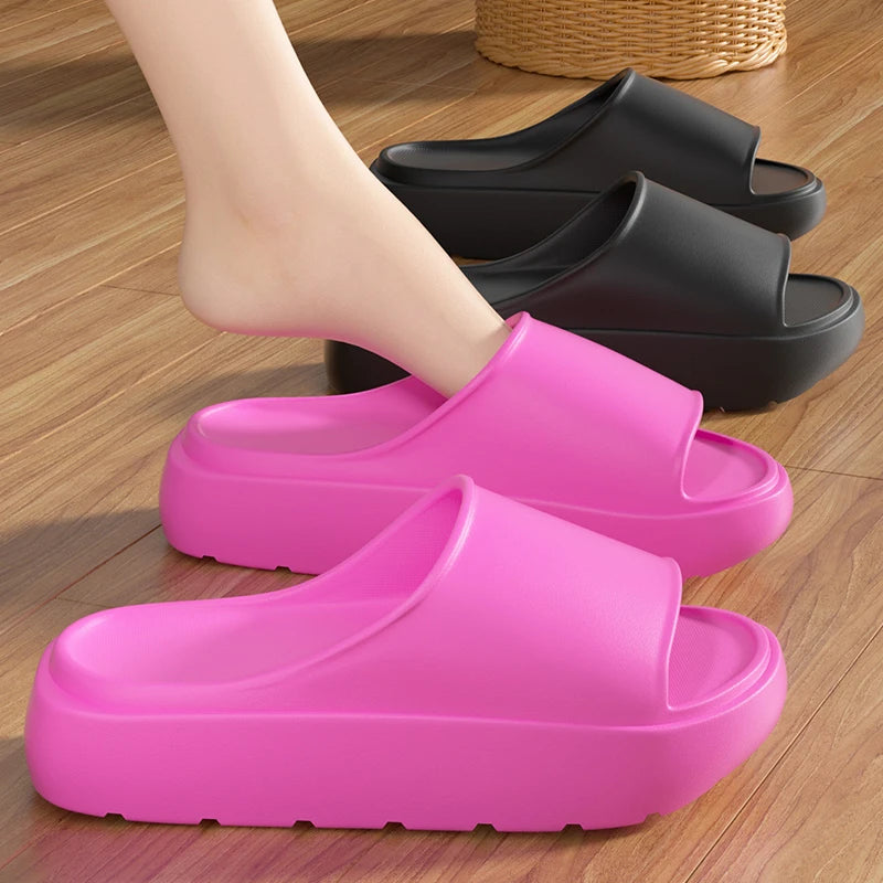 Summer Beach Thick Sole EVA Slippers Women Thick Platform in USA