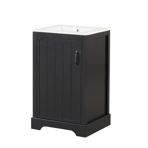 FENGSHUO Simplicity Black Bathroom Vanity With Sink Bathroom in USA.