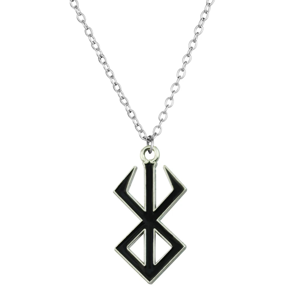 Berserk Necklace Guts Sword Logo Pendants Choker in USA