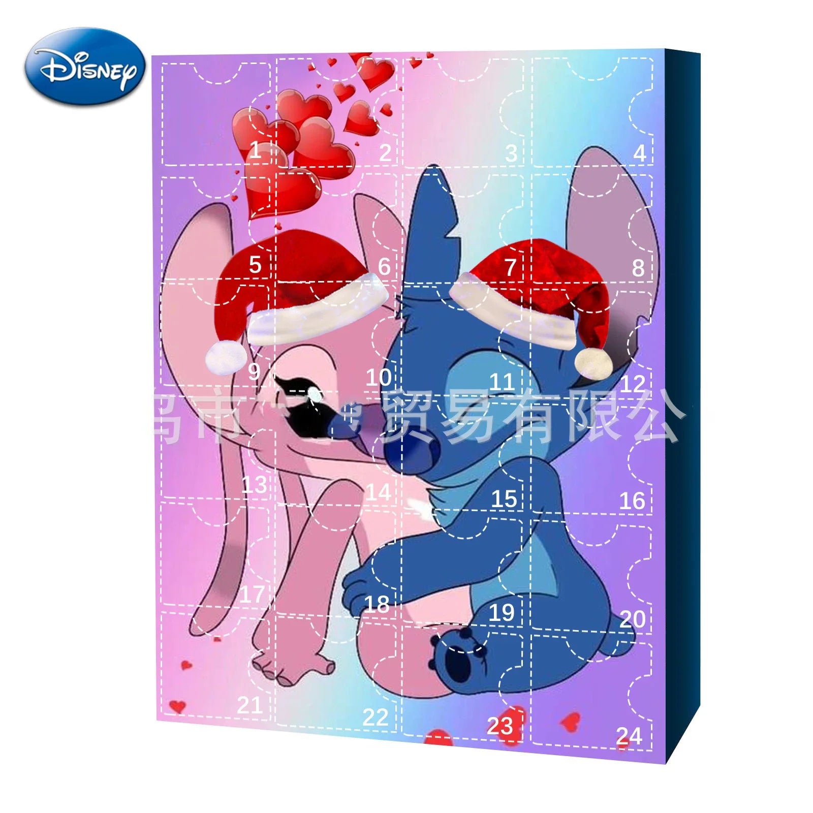 Disney Anime Lilo and Stitch 2023 Christmas Advent Calendar Box Mickey