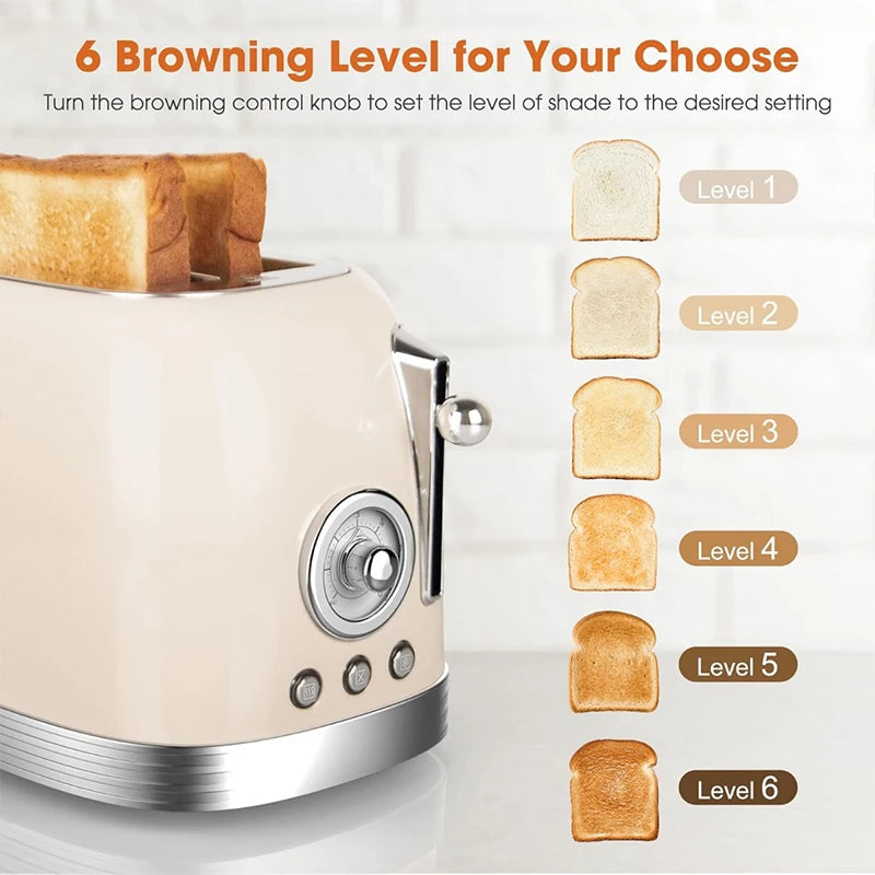 Crownful Slices Bread Toaster Sandwiches Waffles Extra IN USA.