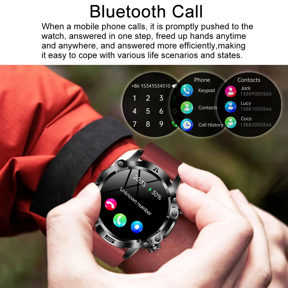 Bluetooth Call Smart Watch Men Health Blood Pressure IN USA.