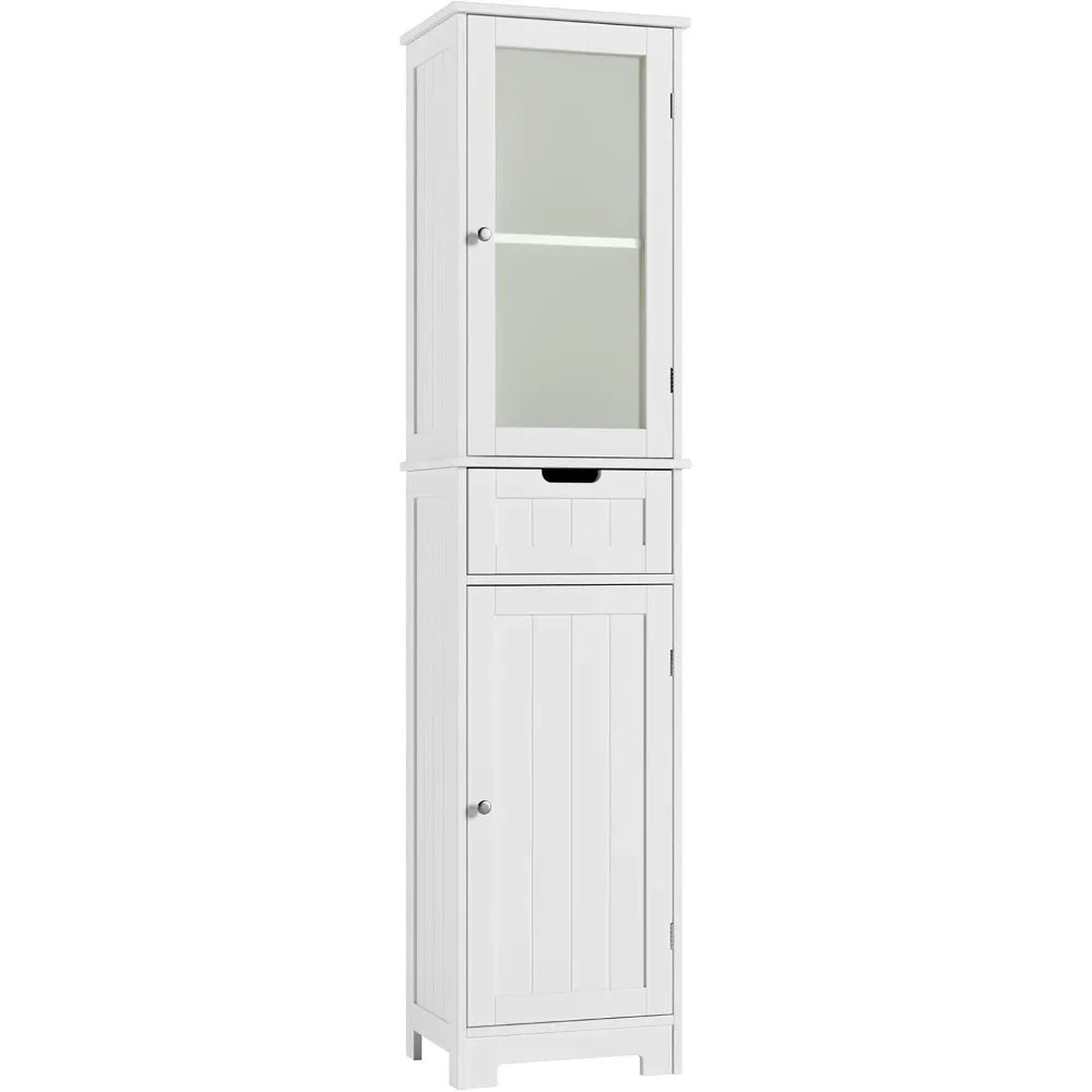 Bathroom Cabinet, Storage Cabinet with Doors Drawer