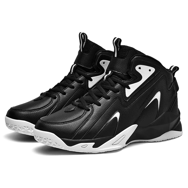 Autumn Winter Men High-Top PU Leather Basketball Shoes in USA