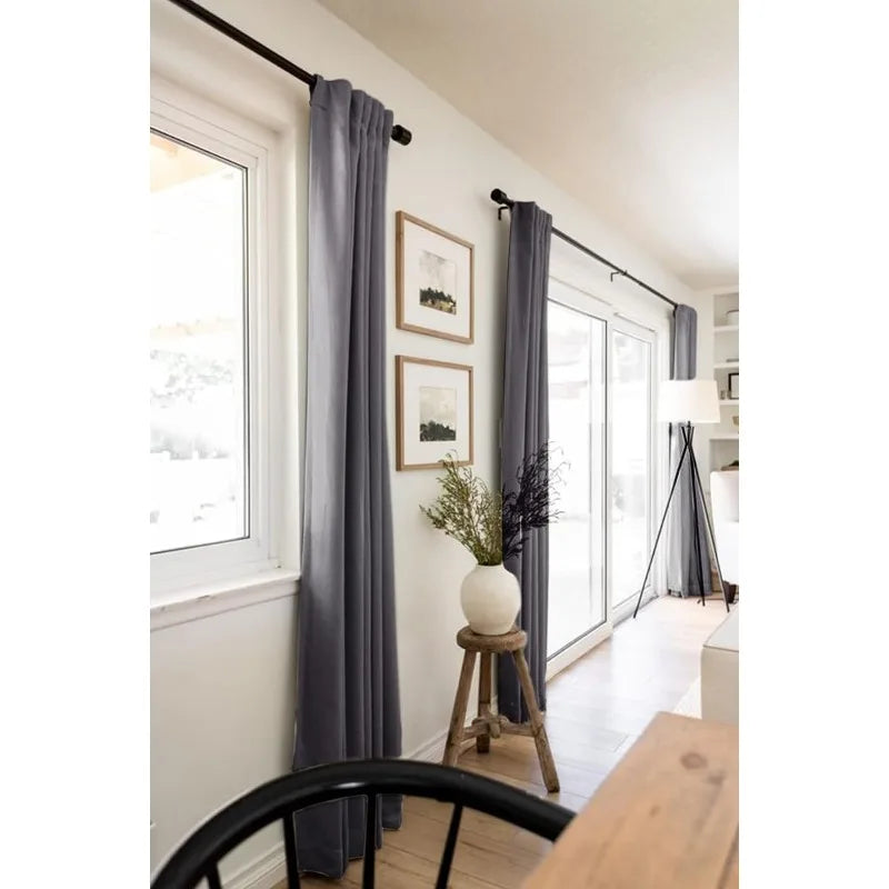 Blackout Shield Linen Blackout Curtains Bedroom in USA