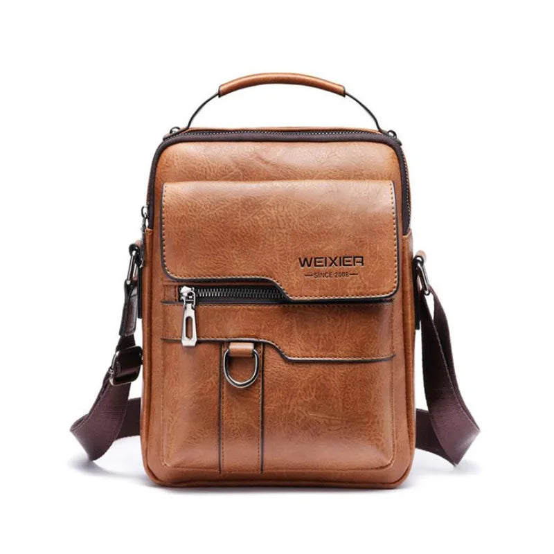 Men's Durable Shoulder Bag High Quality Leather in USA