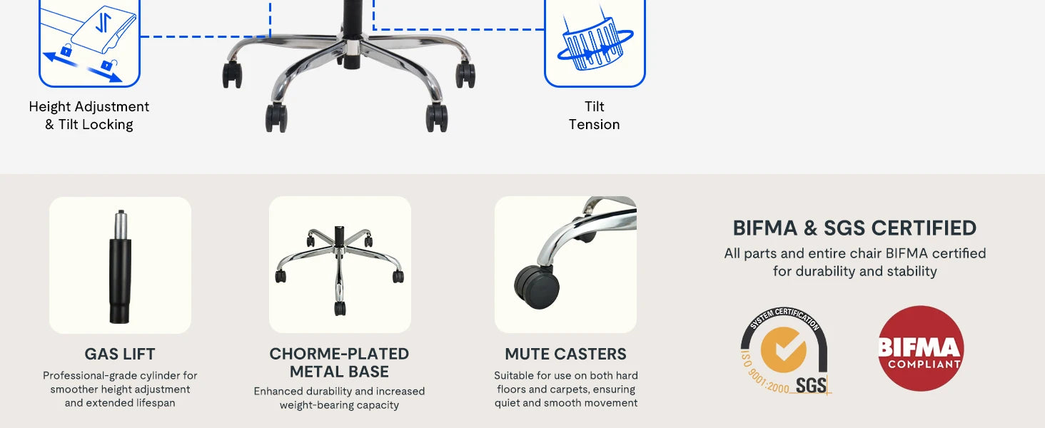 OC Plus Office Chair, Ergonomic Task Chair Adjustable IN USA.