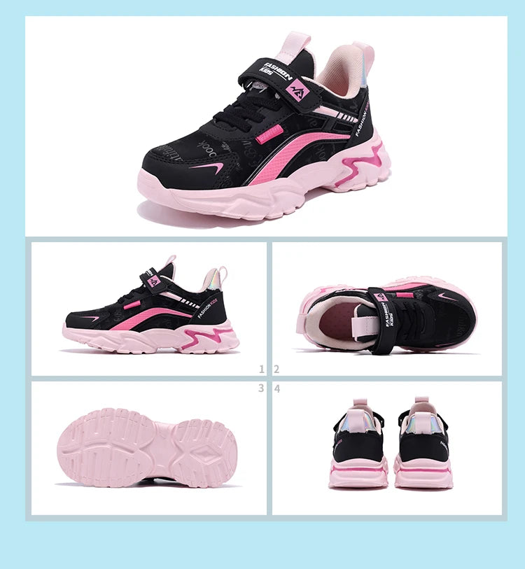 Kids Casual Pink Girls Leather Shoes Fashion in USA