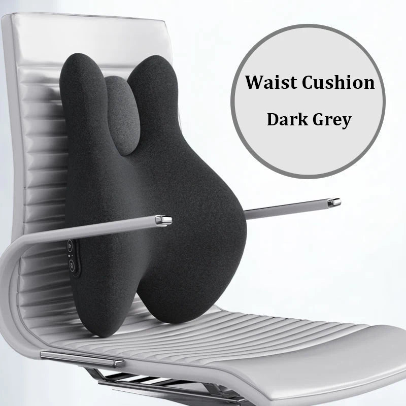 Memory Foam Electric Massage Waist Pad /Chair Cushion Set