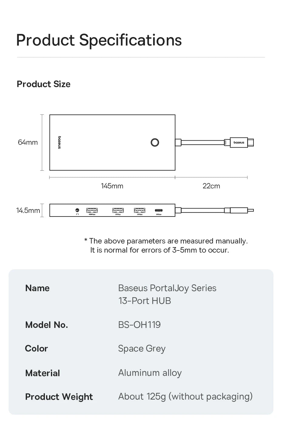 Baseus USB Type C to HDMI-Compatible HUB Adapter IN USA.