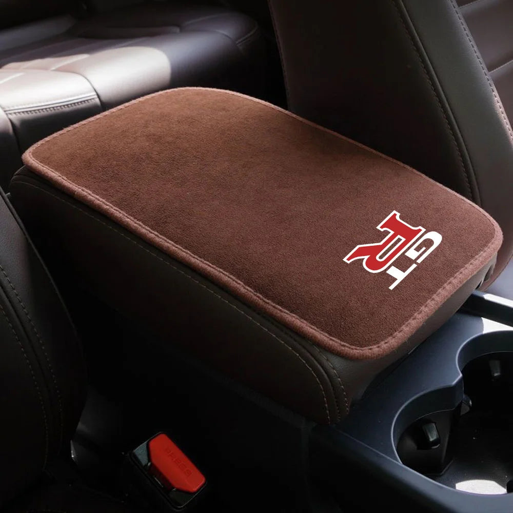 Car armrest box cushion plush material Accessories in USA.