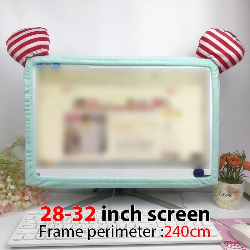 Cute Dust-proof Cover For Computer Notebook PC Monitor Screen Decorati