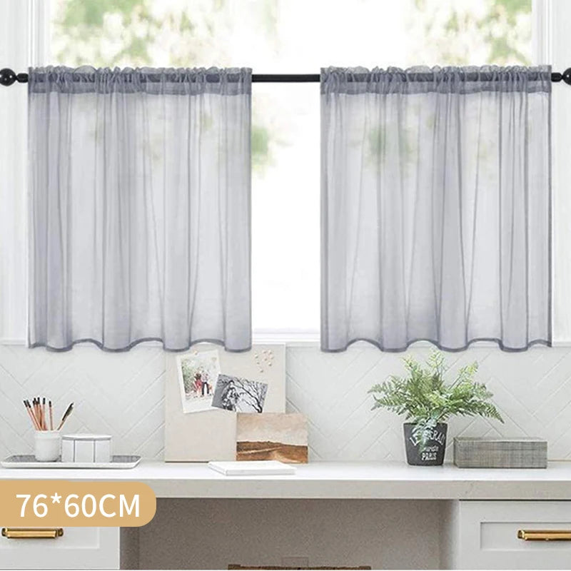 Short Curtains Living Room Bedroom Curtains in USA