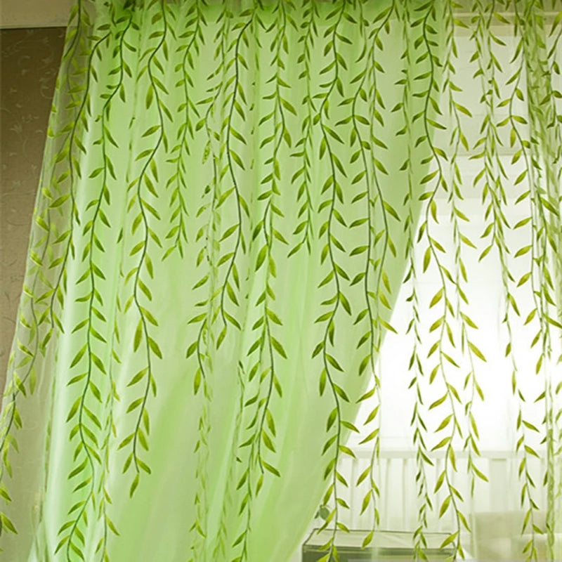 Voile Solid Sheer Gordijnen Window Curtains Living Room in USA