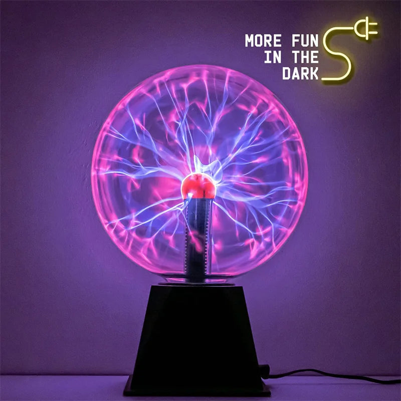 Novelty Magic Glass Plasma Ball Light USB Plug-in Only Touch in USA