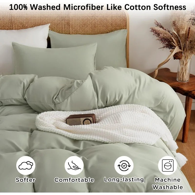 Washed Microfiber Like Washed Cotton Super Soft and Breathable