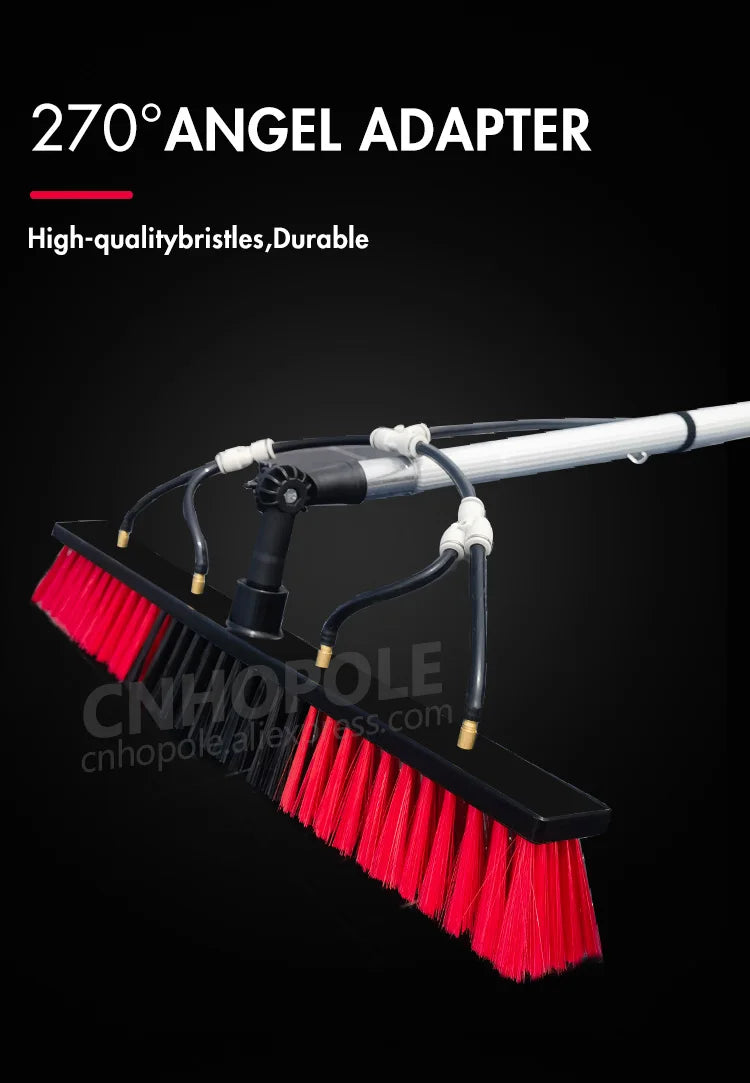 Solar Panel Cleaning Brush Kit with Extension Pole IN USA.