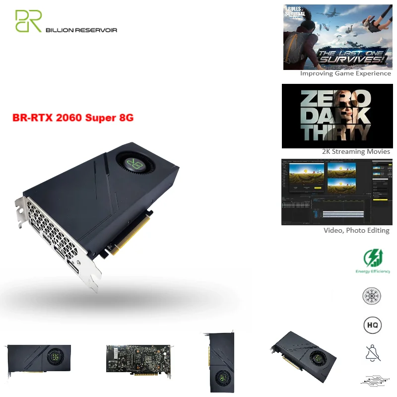 2024 USED RTX 2060 Super 8GB Graphics Card in USA.