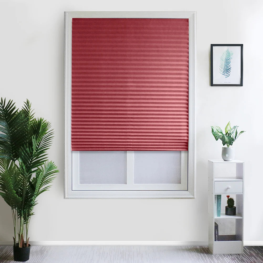 Shades Blinds Pleated Blackout Decorative Bright Color in USA