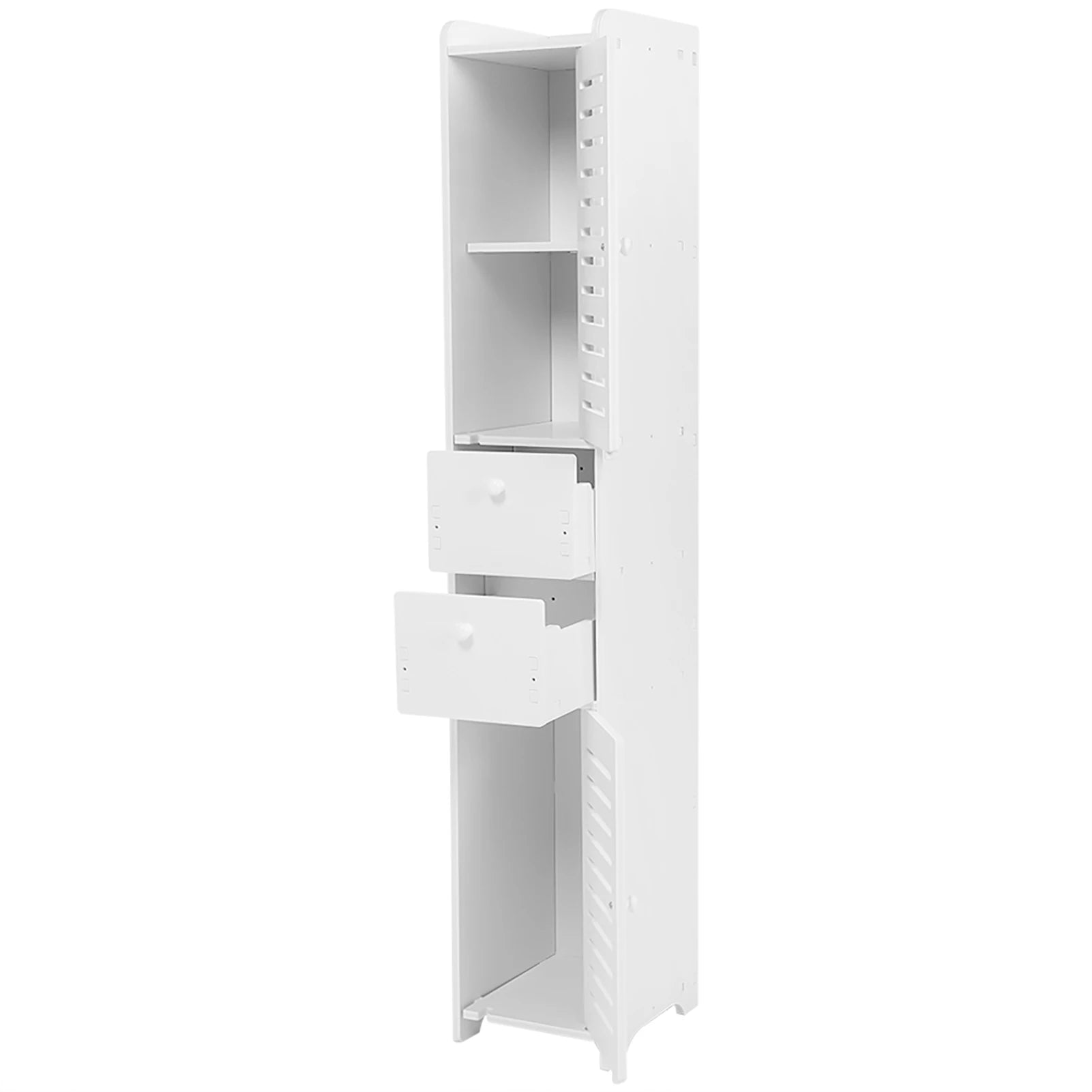 Wood Plastic Board Corner Cabinet Bathroom Fashionable Storage