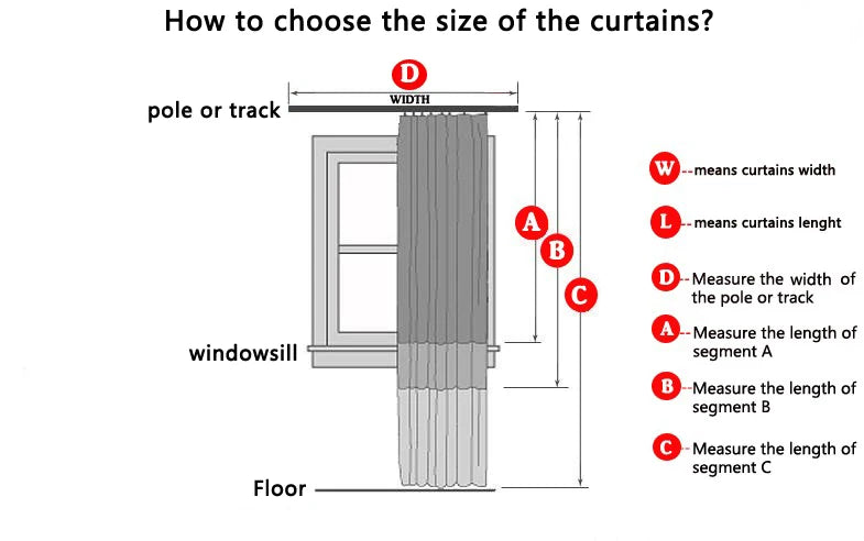 Embroidered Blackout Curtains Living Room Curtains in USA