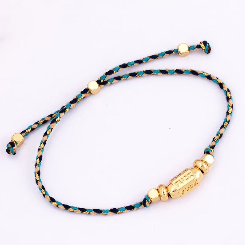 Nature Cotton Cord Knotting Evil Eye Bracelet in USA