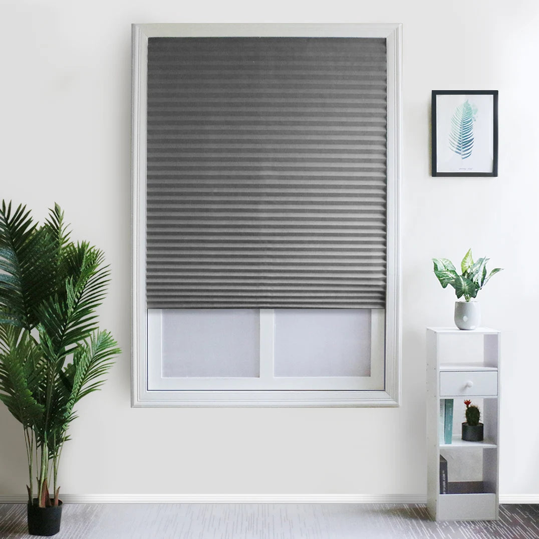 Blackout Blind Window Pleated Blinds Cordless Shade in USA