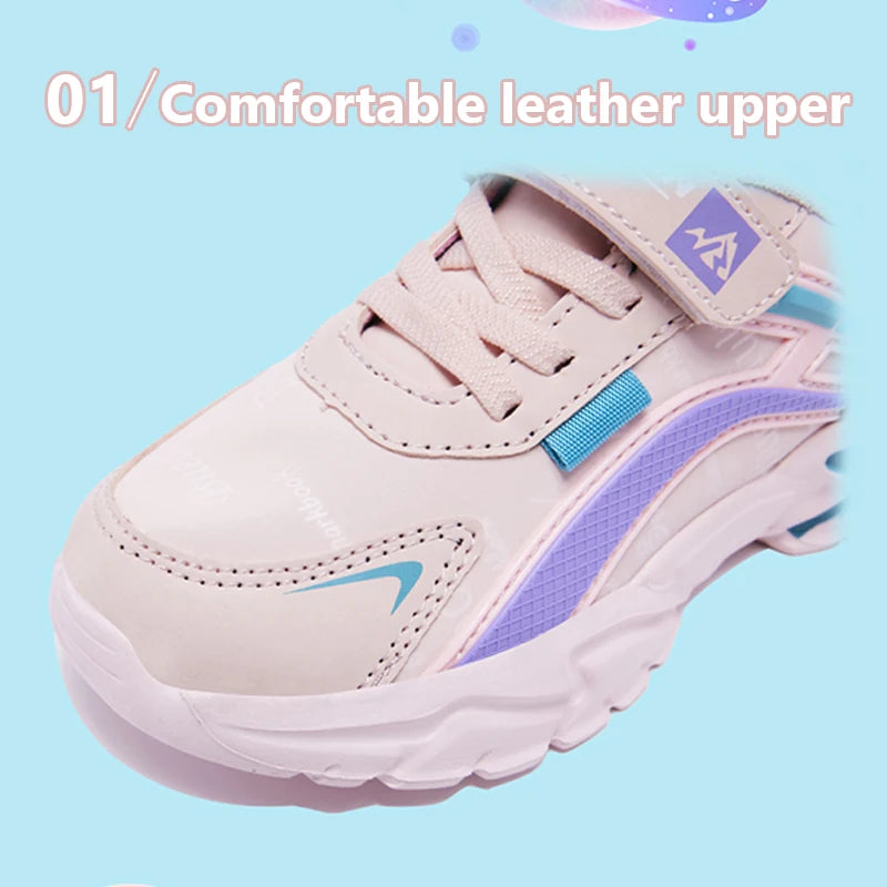 Kids Casual Pink Girls Leather Shoes Fashion in USA