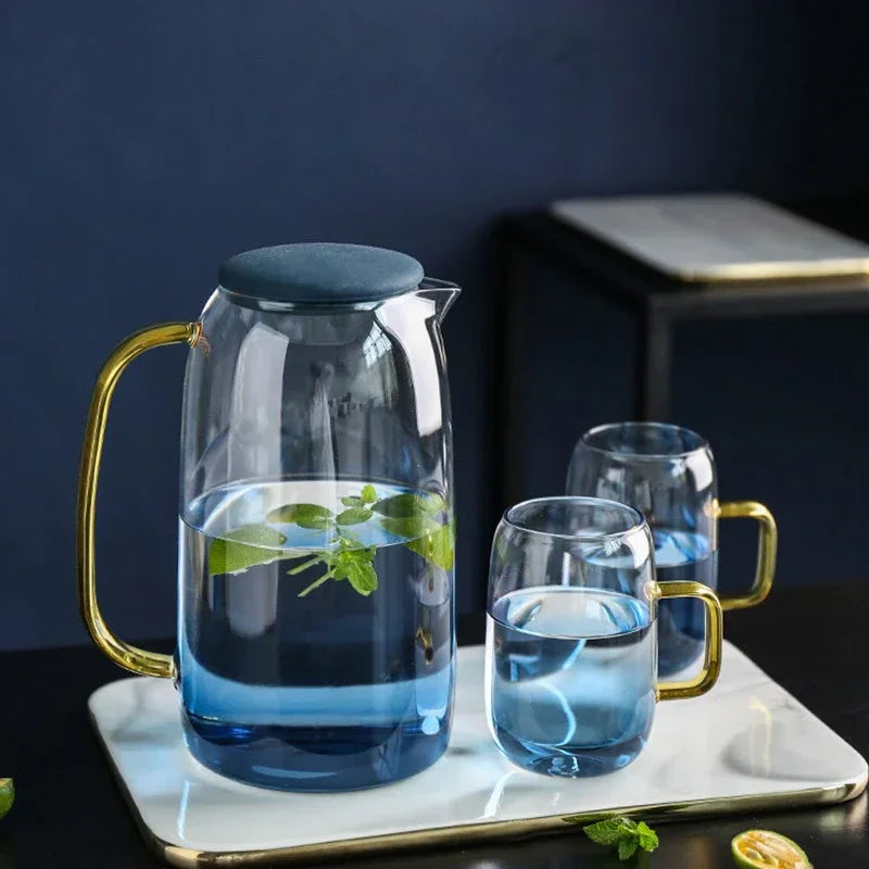 Water Jug Glass Water Pitcher Home Use Kettle Tea Pot in USA.