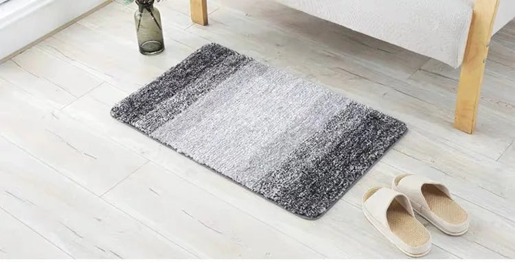 Bathroom Rugs Mat Simple Home Flocking Carpet Extra Soft in USA.