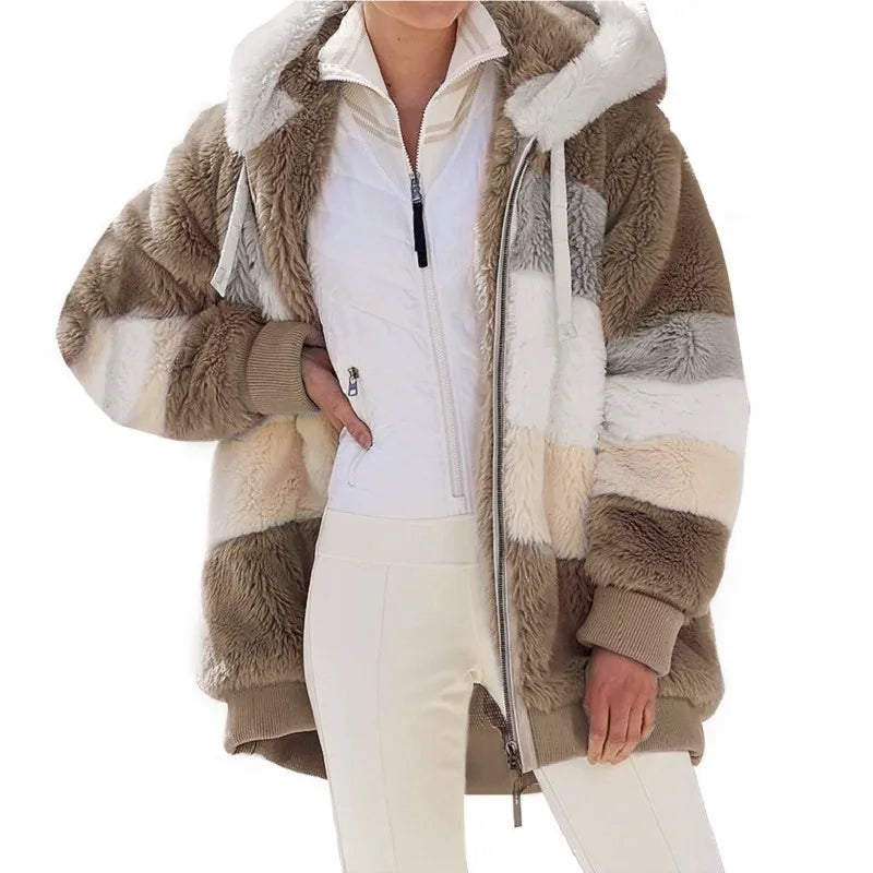 Oversized Jacket Women New Autumn Winter Warm in USA