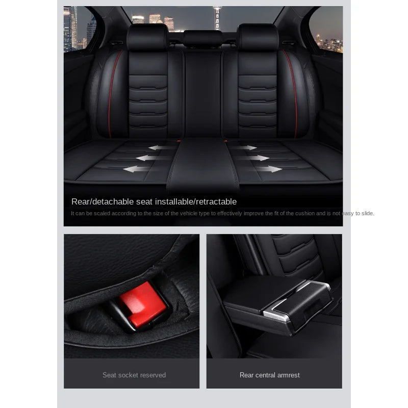 Universal Leather Car Seat Cushion Cover Car in USA.