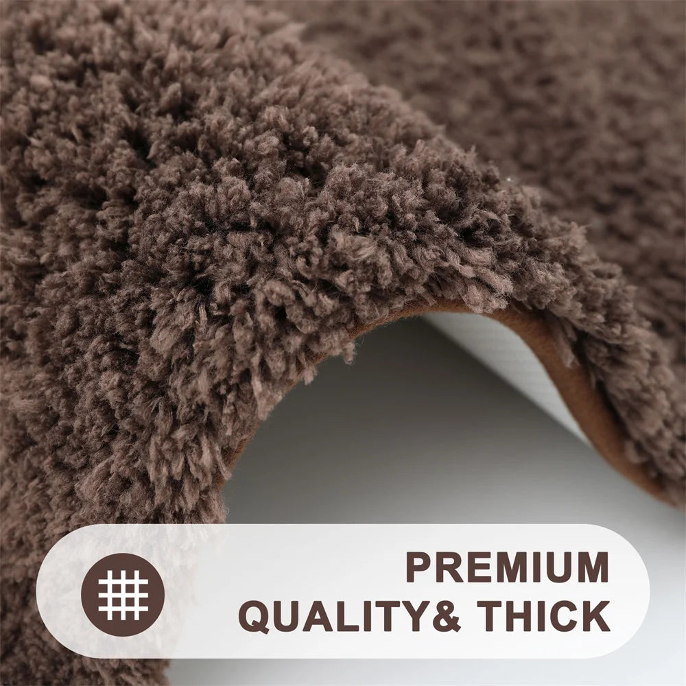 Olanly Soft Bathroom Plush Rug Absorbent Quick Dry Bath Mat