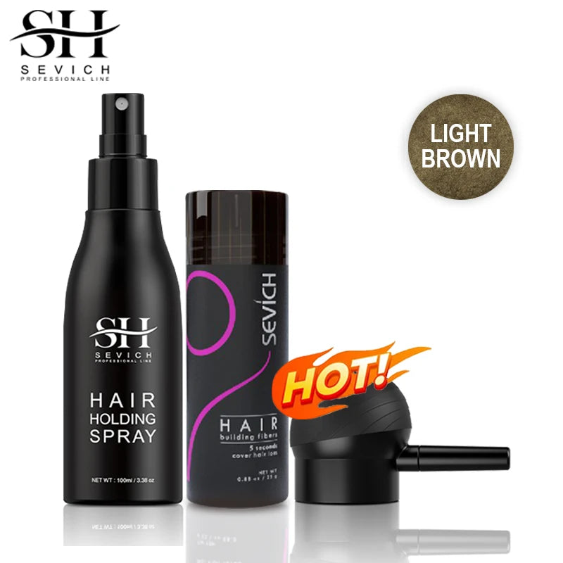 Hair Fiber Powder+Hair Styling Spray+Nozzle Applicator in USA