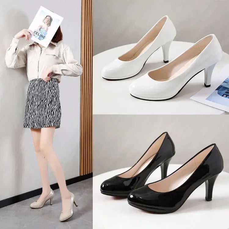 High Heels Shoes Women White Wedding Shoes in USA