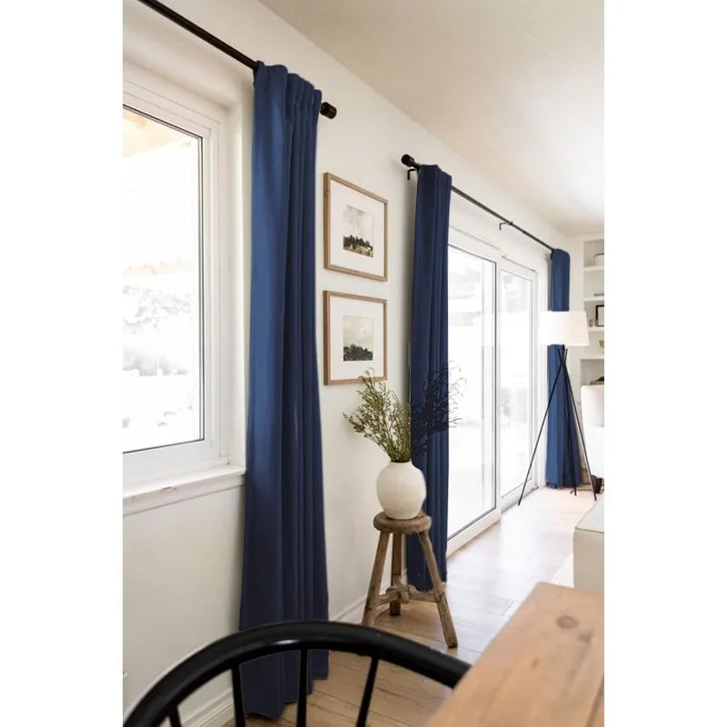 Blackout Shield Linen Blackout Curtains Bedroom in USA