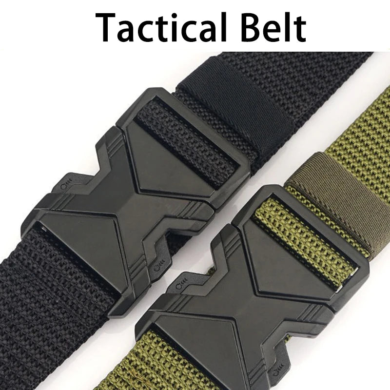 New Men's Buckle Belt Nylon Braided Lightweight in USA