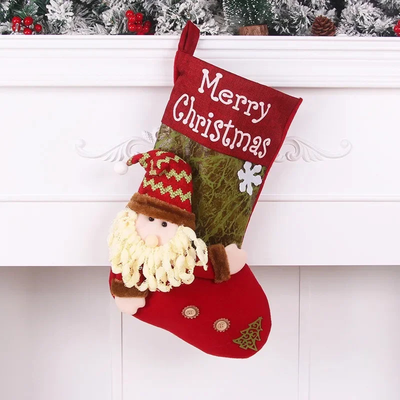 Holiday Stair Handrail Fireplace DIY Xmas Tree New Year Decoration in USA