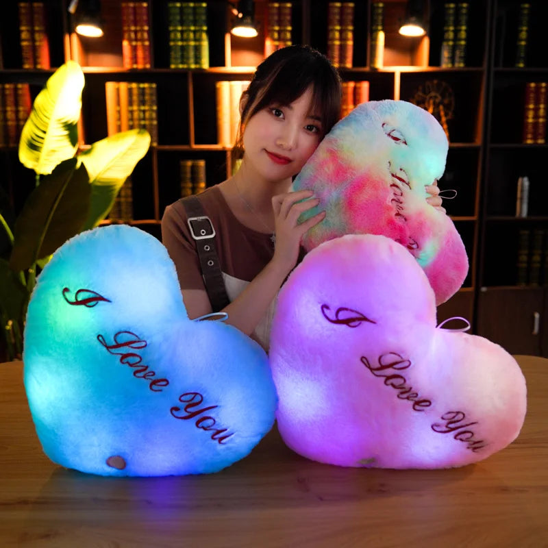 Children Plush Light Heart Toy Soft Present Birthday in USA