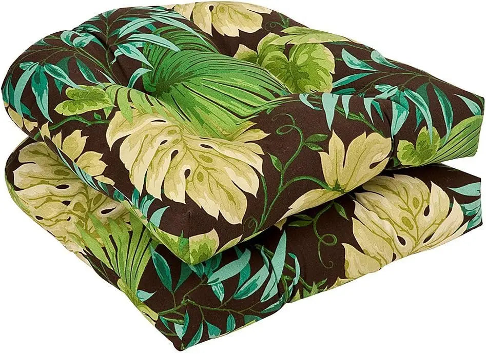 353289 Outdoor/Indoor Tropique Peridot Tufted Seat Cushions