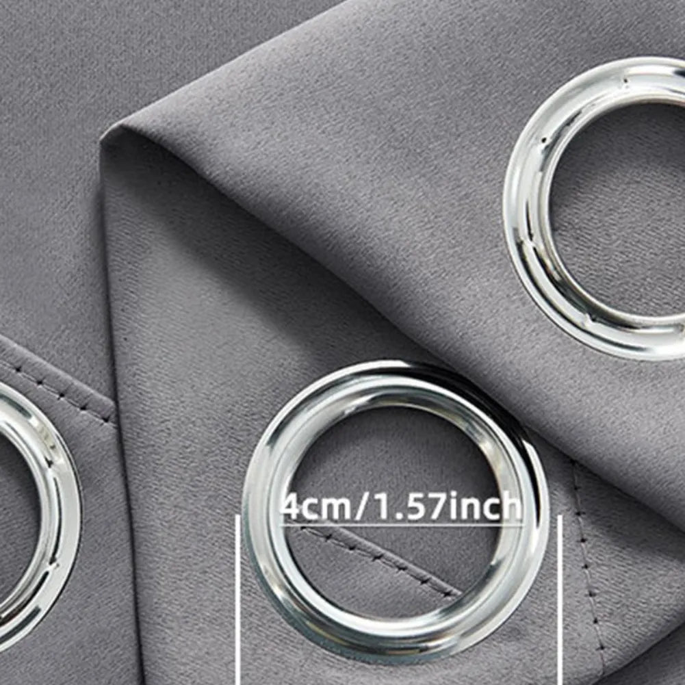 Thickened Blackout Curtains A Pair Push Pull Rings in USA