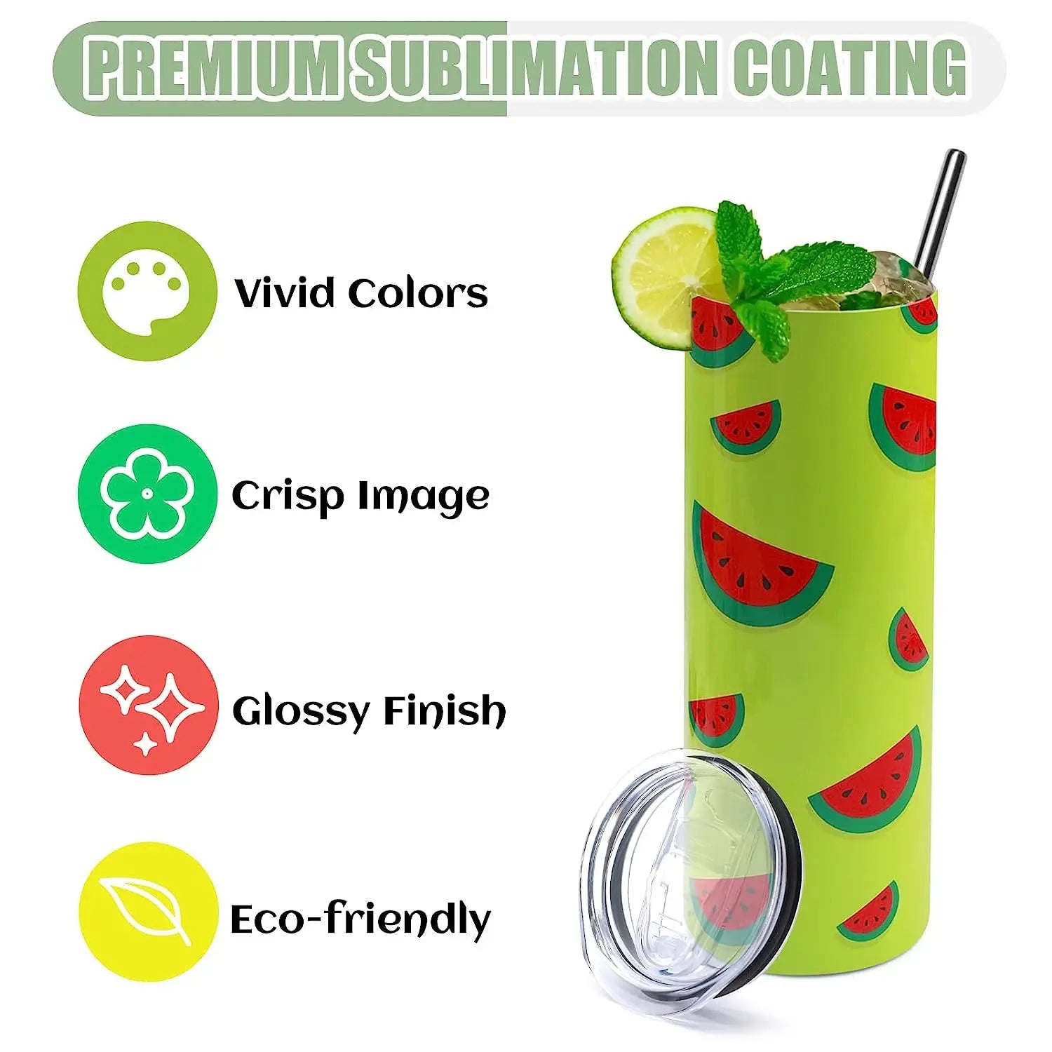 Sublimation Tumblers Skinny Straight Sublimate Tumbler in USA