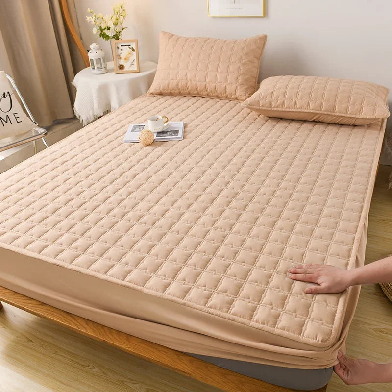 Waterproof Cotton Fitted Bed Sheet Anti-mite in USA.