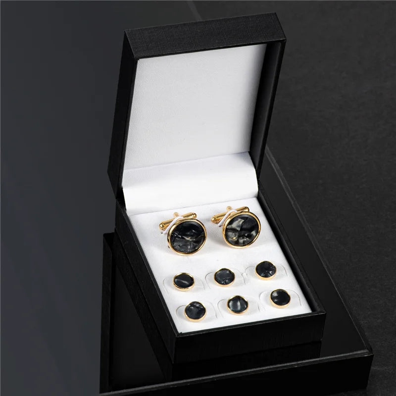 Wedding Cufflinks Tuxedo Studs Set Men Accessories Cufflinks in USA