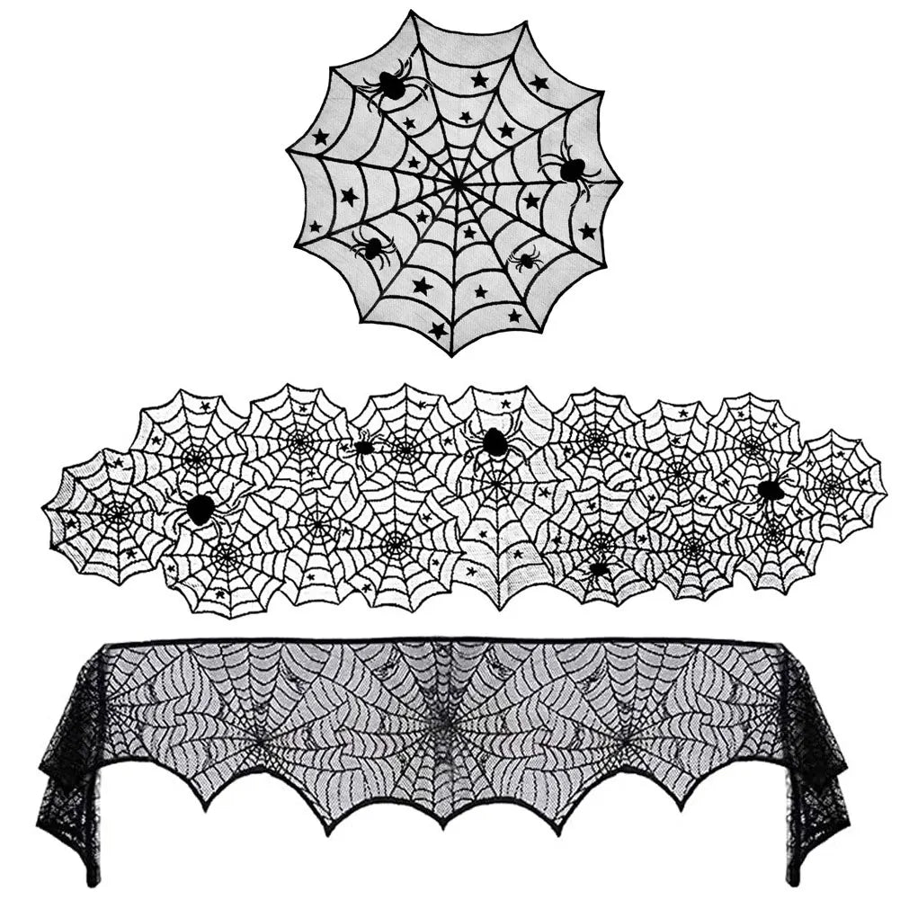 Halloween Decorations Lace Spider Web Halloween in USA